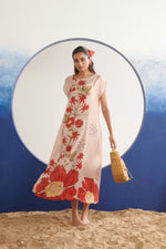 Iris Blush Drop Shoulder Dress