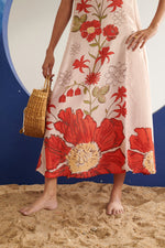 Iris Blush Drop Shoulder Dress