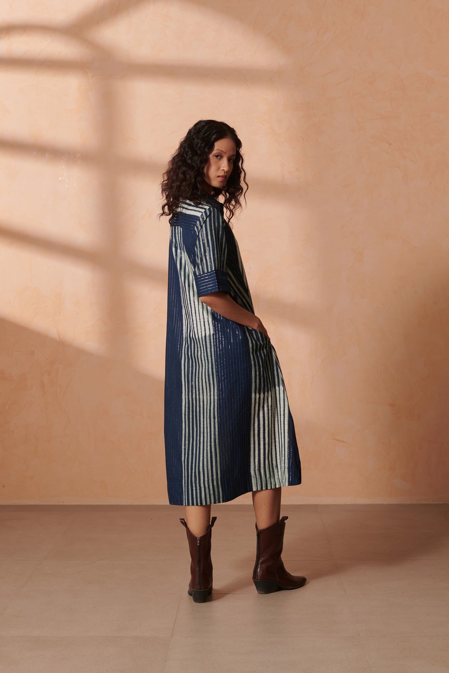 Raavi Indigo Midi DRess