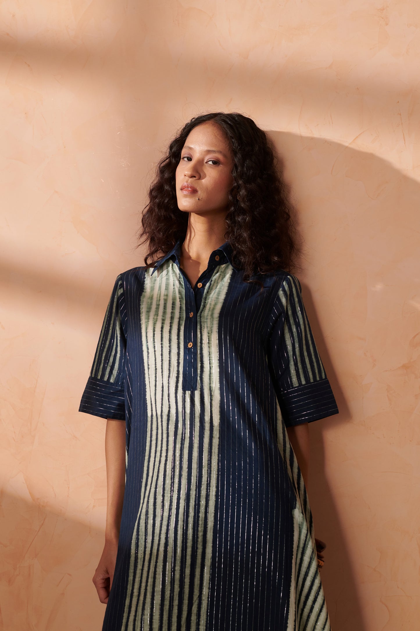 Raavi Indigo Midi DRess