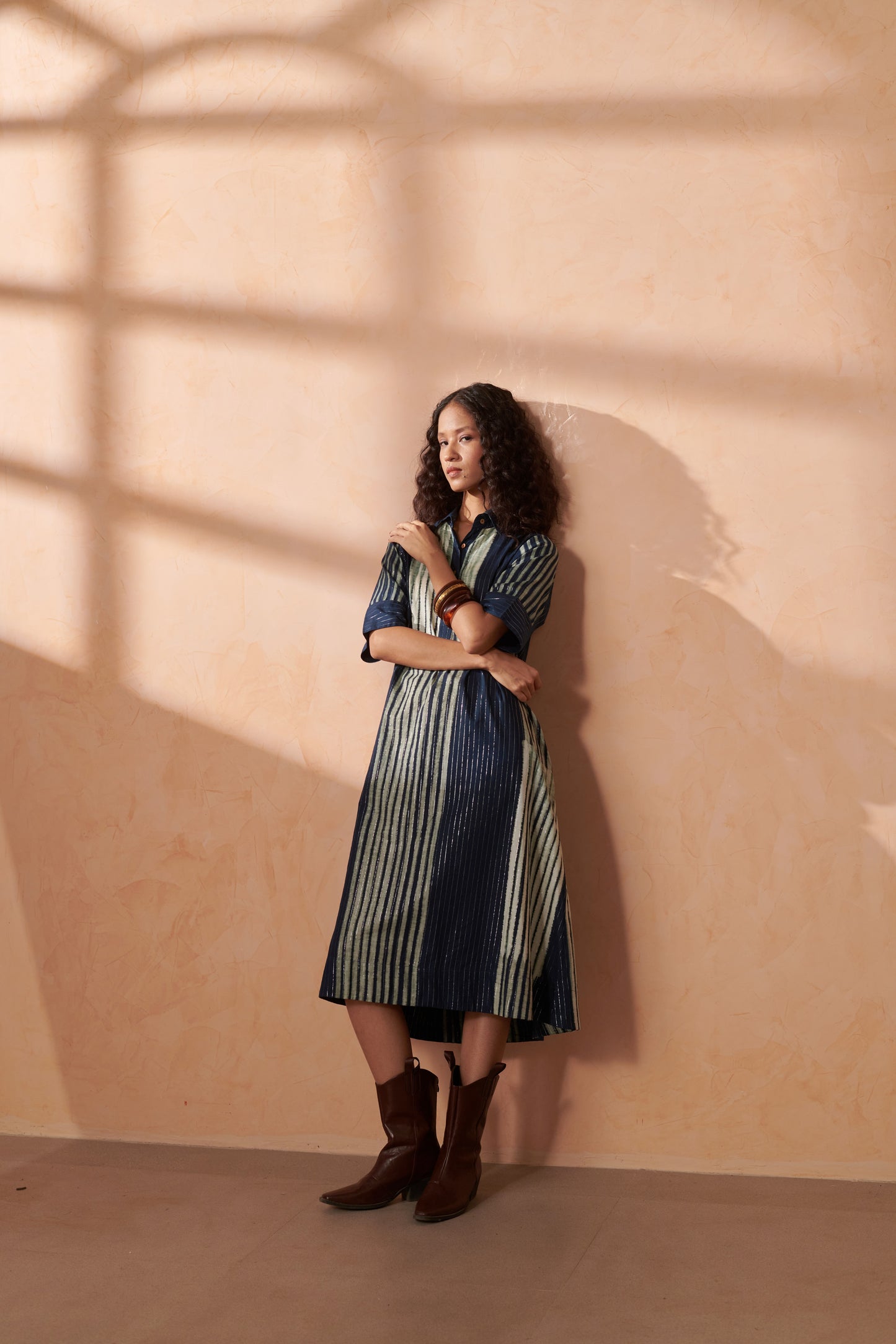 Raavi Indigo Midi DRess