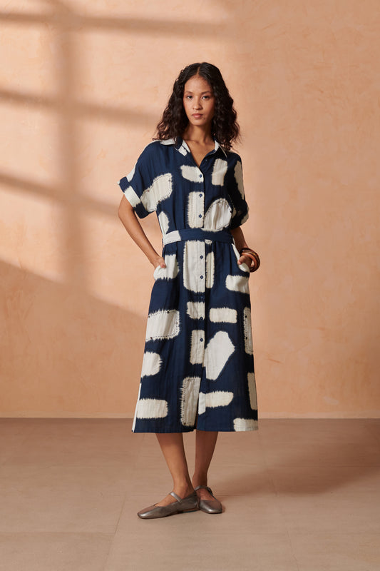 Stella Indigo Shirt Dress