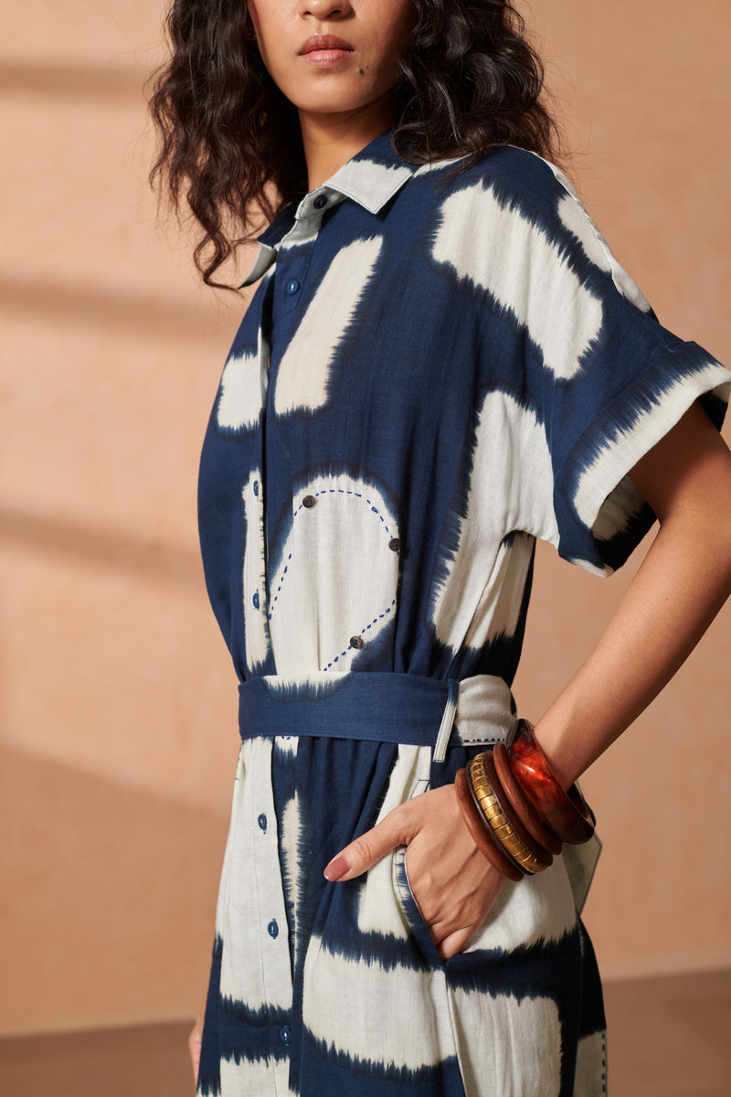 Stella Indigo Shirt Dress