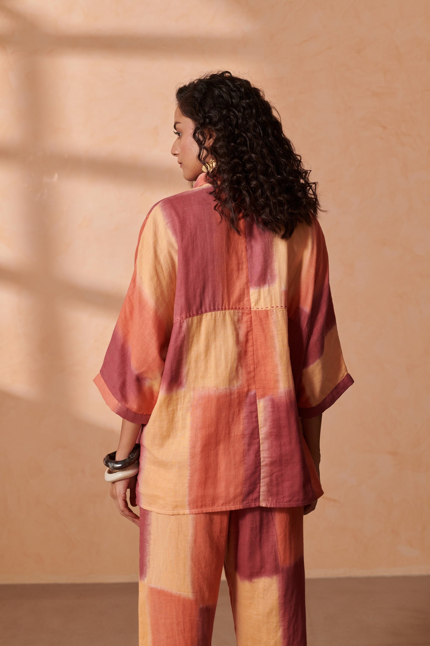 May Caramel Drop Shoulder Shirt