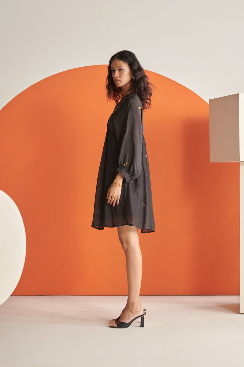 Salsa Black Cosmos Short Dress