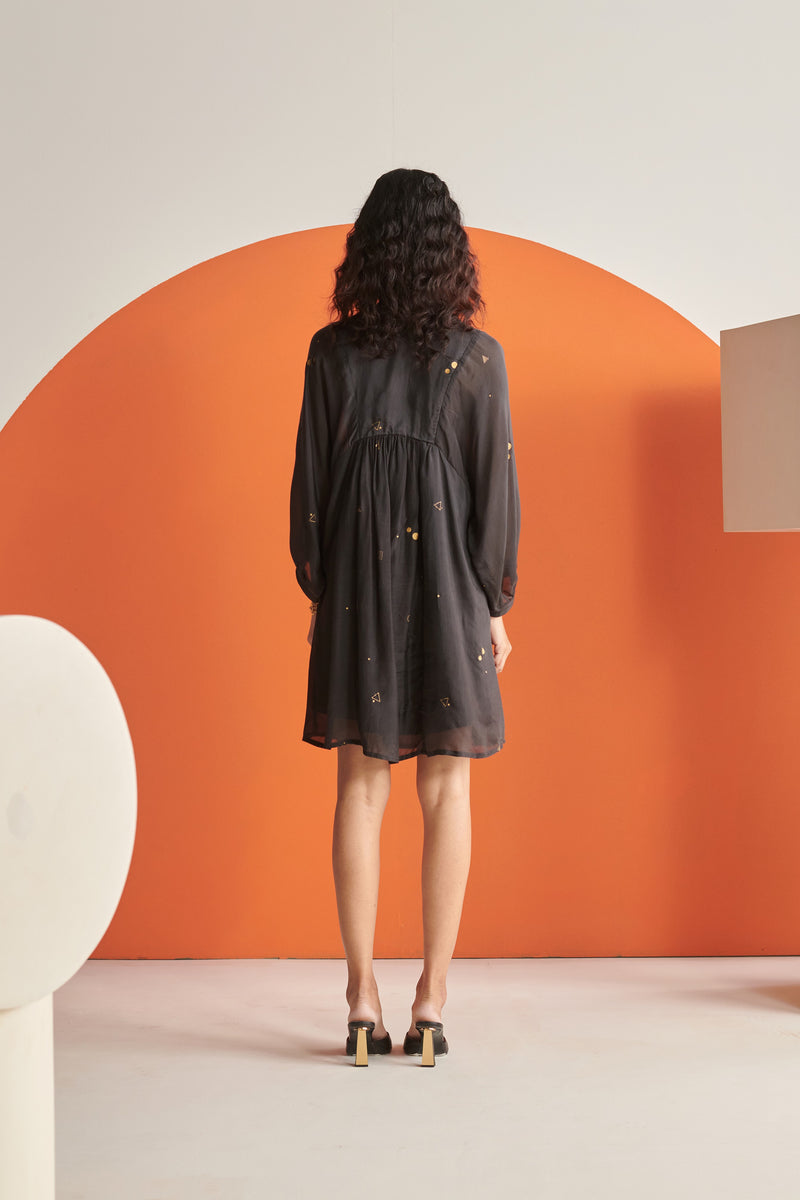 Salsa Black Cosmos Short Dress