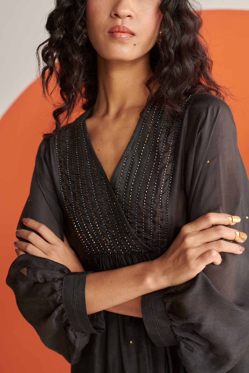 Salsa Black Cosmos Short Dress