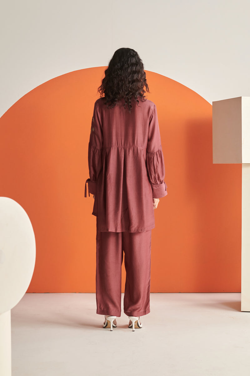 Eve Rose Wine Co-Ord Set