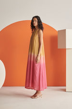 Lara Amber Rose Ombre Halter Dress