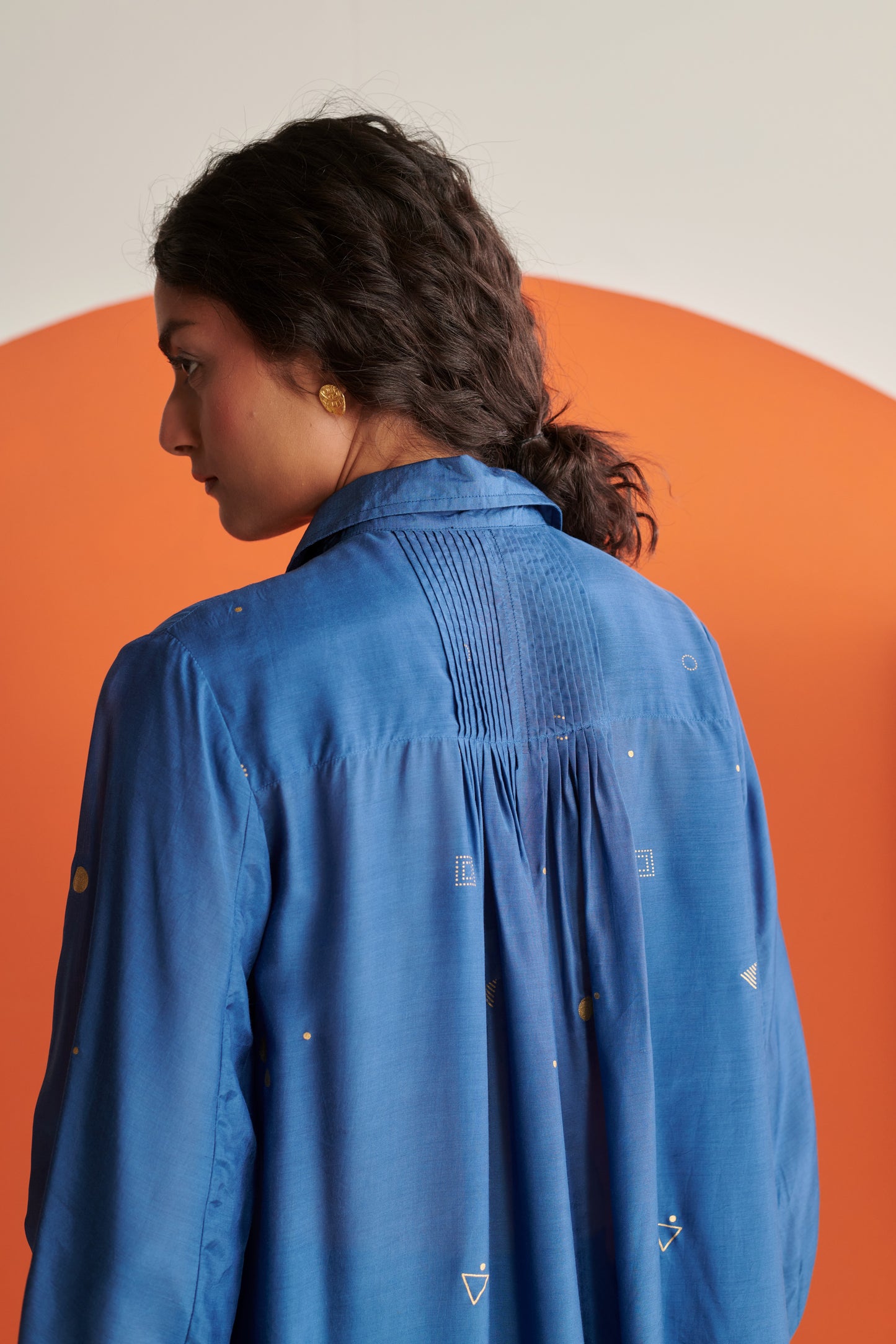 Nyla Blue Cosmos Co-ord Set