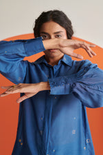 Nyla Blue Cosmos Co-ord Set