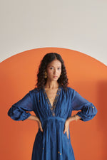 Aura Blue Cosmos Dress