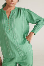 Bloom Jade Straight Fit Top