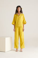 Glide Yellow Green Straight Pants