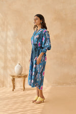 Capri Blue Rounded Hem Dress