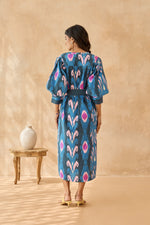 Capri Blue Rounded Hem Dress