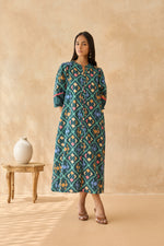 Myra Forest Green Dress