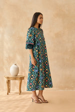 Myra Forest Green Dress