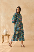 Myra Forest Green Dress