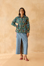 Sakh Forest Green Relaxed Shirt