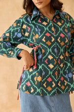 Sakh Forest Green Relaxed Shirt