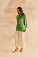 Meher Green Bell Sleeve Tunic