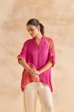 Rosalie Fuchsia Kaftan Top