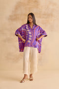 Rosalie Purple Kaftan Top