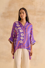 Rosalie Purple Kaftan Top