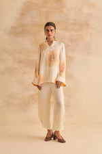 Meher Ivory Bell Sleeve Tunic