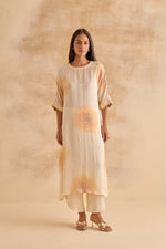 Hazel Ivory Kaftan Dress