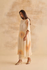 Hazel Ivory Kaftan Dress