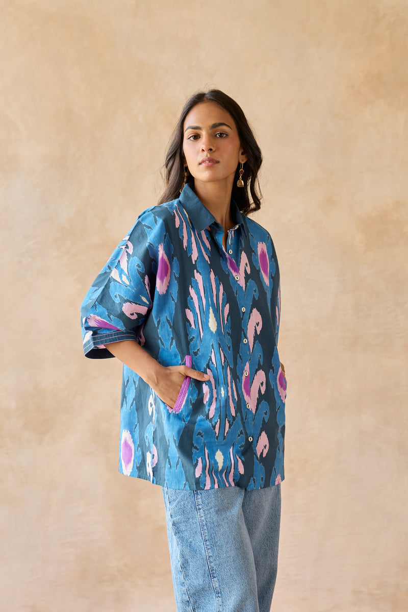 June Blue Relaxed Shirt