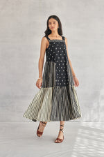 Zuri Black & White Strappy Dress