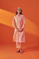 Celina Pink Peach Shirt Style Kurta