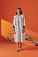 Eclat White Pintuck Dress